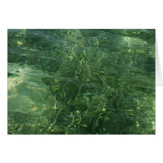 Water over Sea Grass II (Blue and Green) Photo (Front Horizontal)