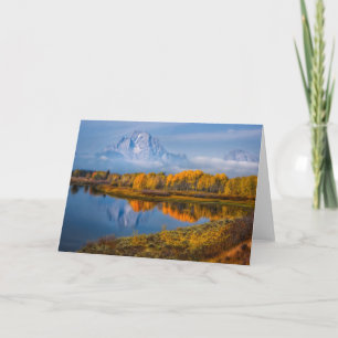 Water   Oxbow Bend Jackson Wyoming Card