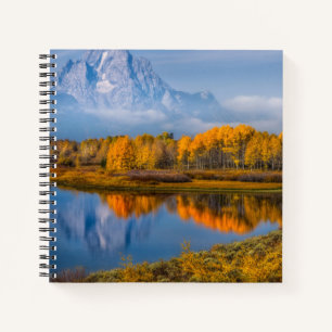 Water Oxbow Bend Jackson Wyoming Notebook
