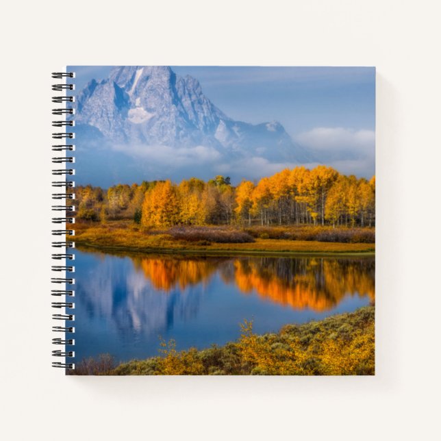 Water | Oxbow Bend Jackson Wyoming Notebook (Front)