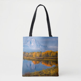 Water   Oxbow Bend Jackson Wyoming Tote Bag