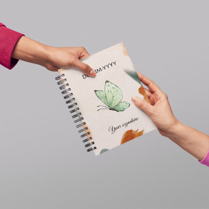 Water paint butterfly🦋 planner
