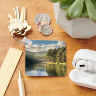 Water   Pang Oung Lake & Pine Forest Thailand Key Ring