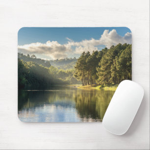 Water   Pang Oung Lake & Pine Forest Thailand Mouse Pad