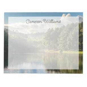 Water Pang Oung Lake & Pine Forest Thailand Notepad