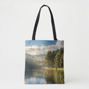 Water Pang Oung Lake & Pine Forest Thailand Tote Bag