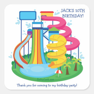 Water Park Sticker