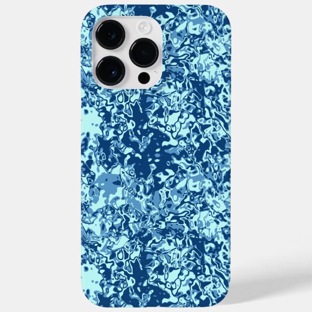 Water pattern No 1 Black BG Case-Mate iPhone Case (Back)