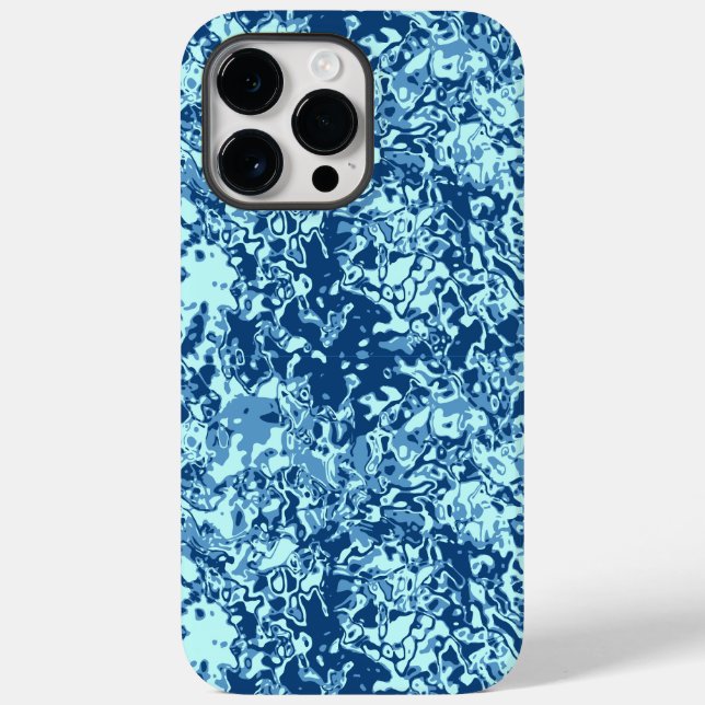 Water pattern No 1 Black BG Case-Mate iPhone Case (Back)