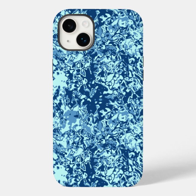 Water pattern No 1 Black BG Case-Mate iPhone Case (Back)