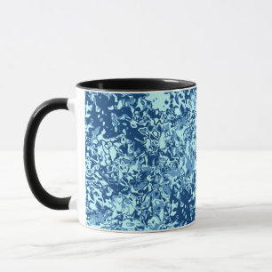 Water pattern No 1 Black BG Mug