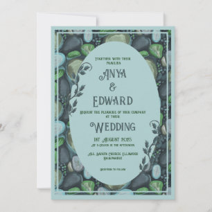 Water Pebbles - Wedding Invitation