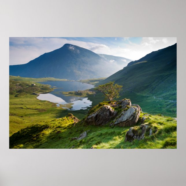 Water | Pen yr Ole Wen Lake Idwal Snowdonia Park Poster (Front)