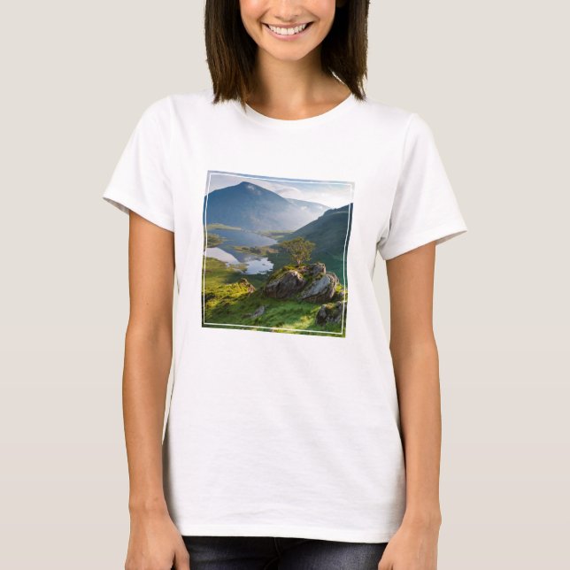 Water | Pen yr Ole Wen Lake Idwal Snowdonia Park T-Shirt (Front)