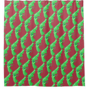Water pistol toy water gun toy shower curtain