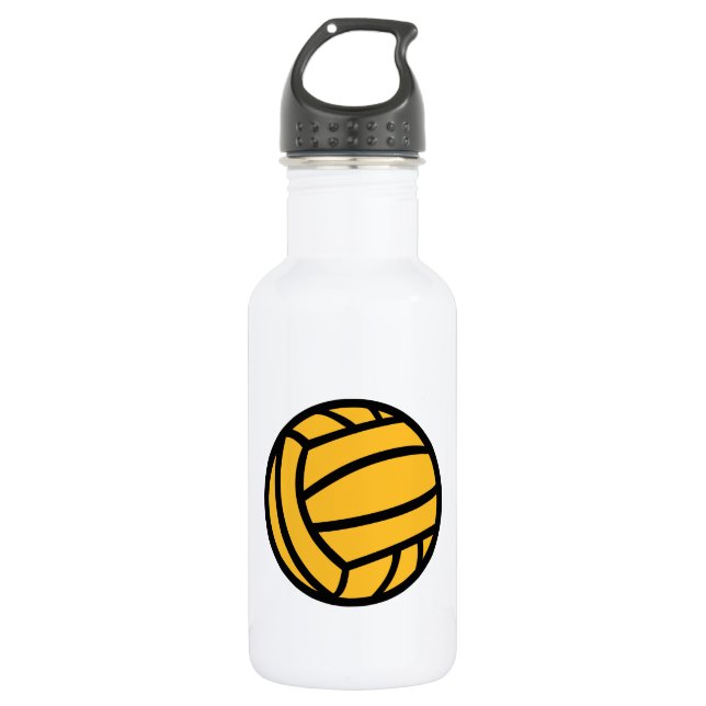 Water polo ball 532 ml water bottle (Front)