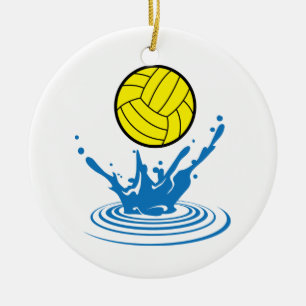 Water Polo Ceramic Ornament