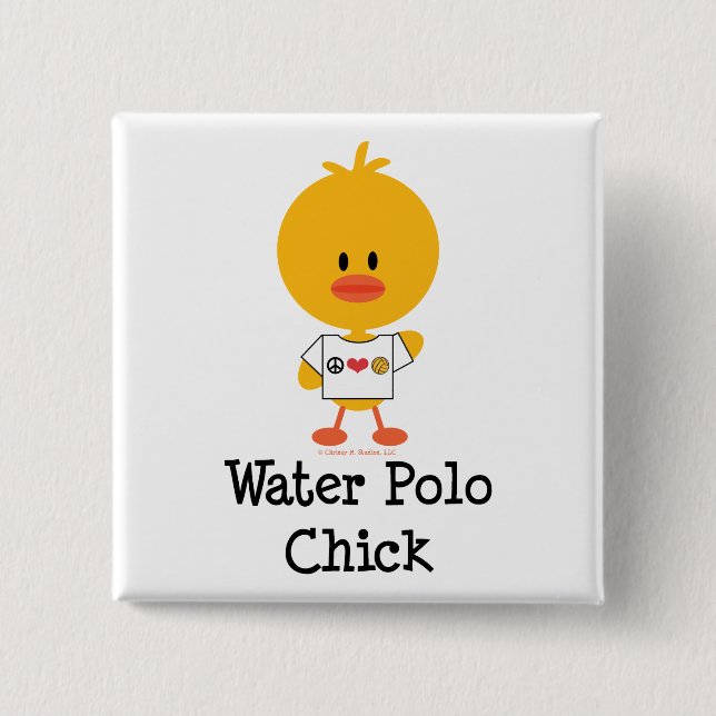 Water Polo Chick Button (Front)