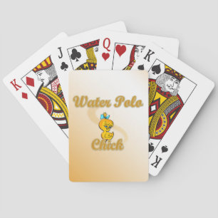 Water Polo Chick Playing Cards