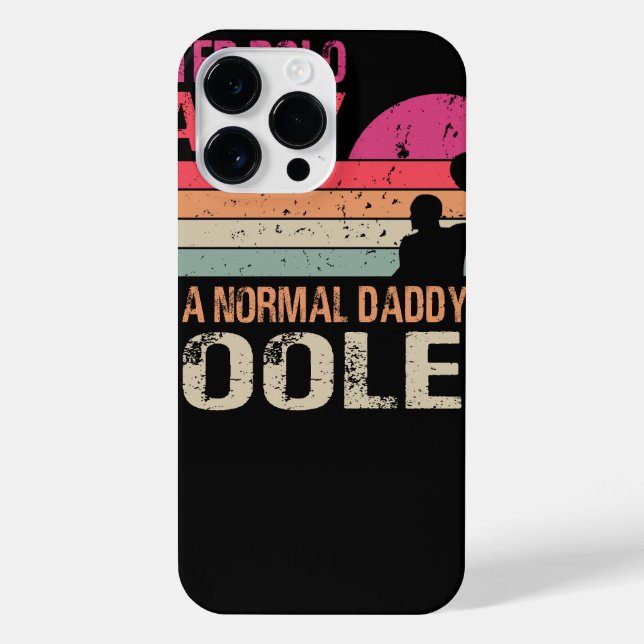 Water Polo Daddy Like A Normal Daddy But Cooler iPhone Case (Back)