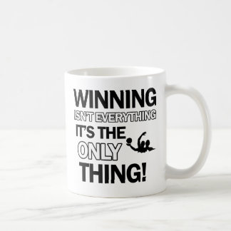 water polo design coffee mug