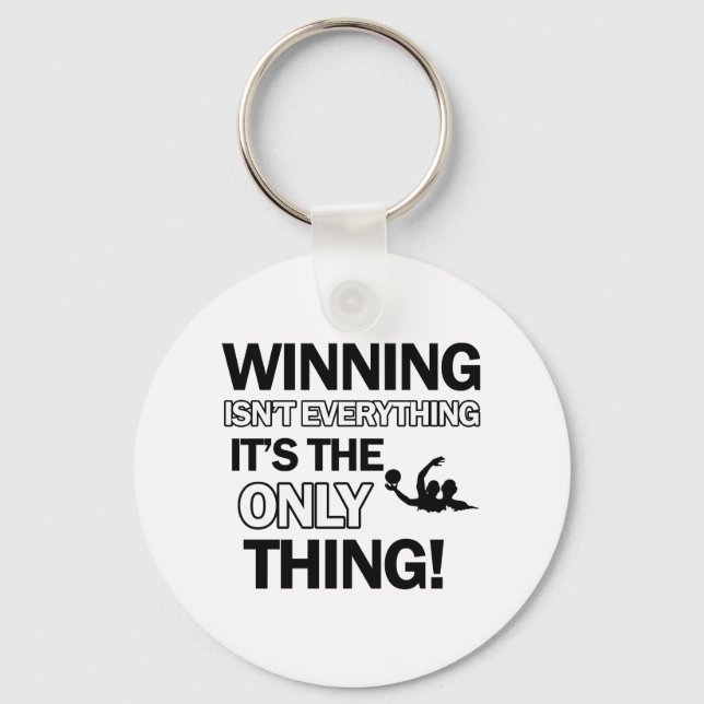 water polo design key ring (Front)