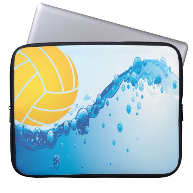Water Polo Design Laptop Sleeve (Front)