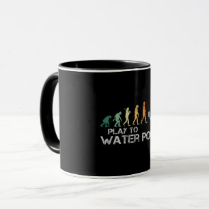Water Polo Evolution Retro Funny Gift for Man Mug