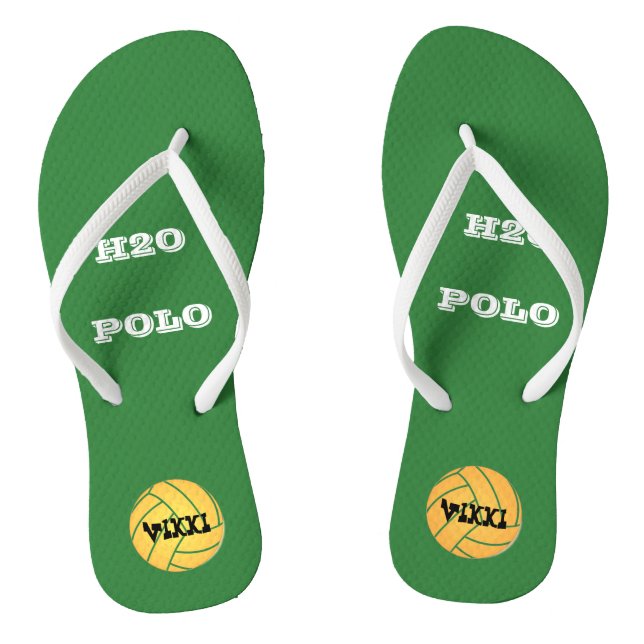 Water Polo Feet Edit Initials Thongs (Footbed)