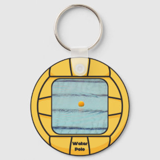 Water Polo frame (add your own photo!) Key Ring