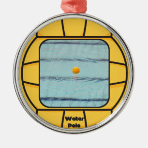 Water Polo frame (add your own photo!) Metal Tree Decoration