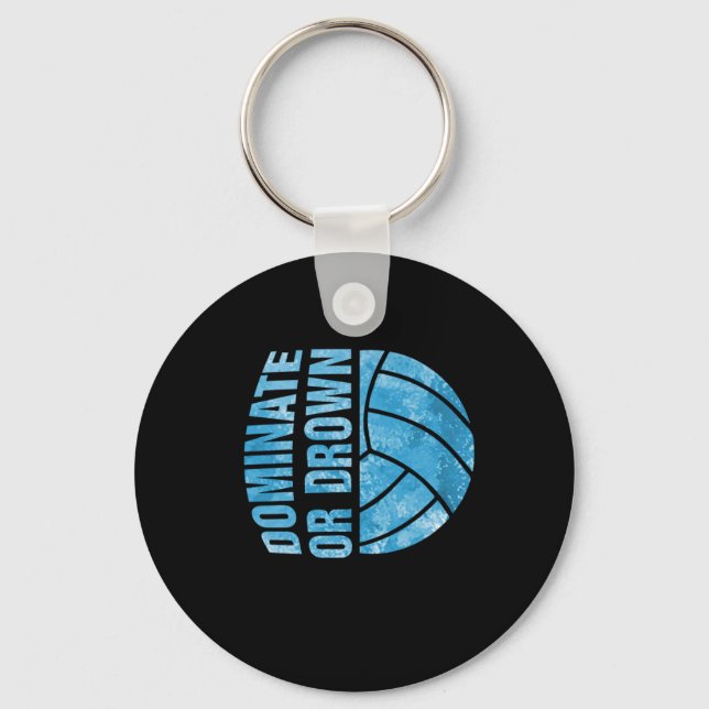 Water Polo H2O Polo Key Ring (Front)