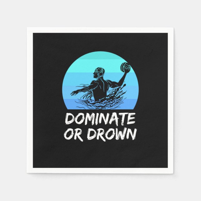 Water Polo H2O Polo Napkin (Front)