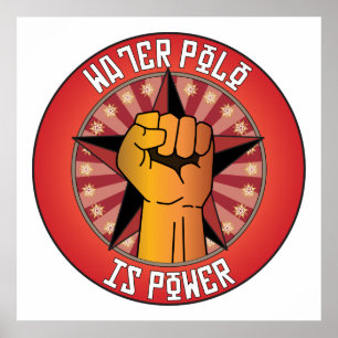 Water Polo Is Power Poster