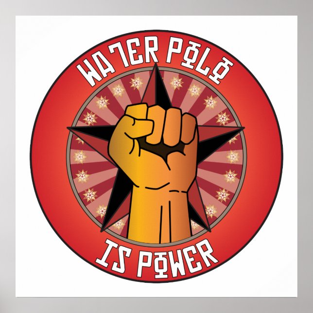 Water Polo Is Power Poster (Front)