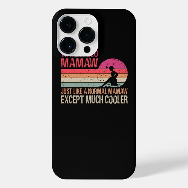 Water Polo Mamaw Just Like A Normal Mamaw Except M iPhone Case (Back)