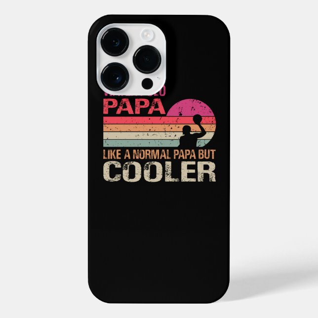 Water Polo Papa Like A Normal Papa But Cooler iPhone Case (Back)