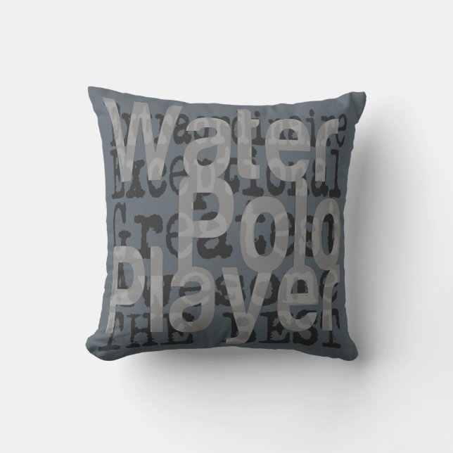 Water Polo Player Extraordinaire Cushion (Front)