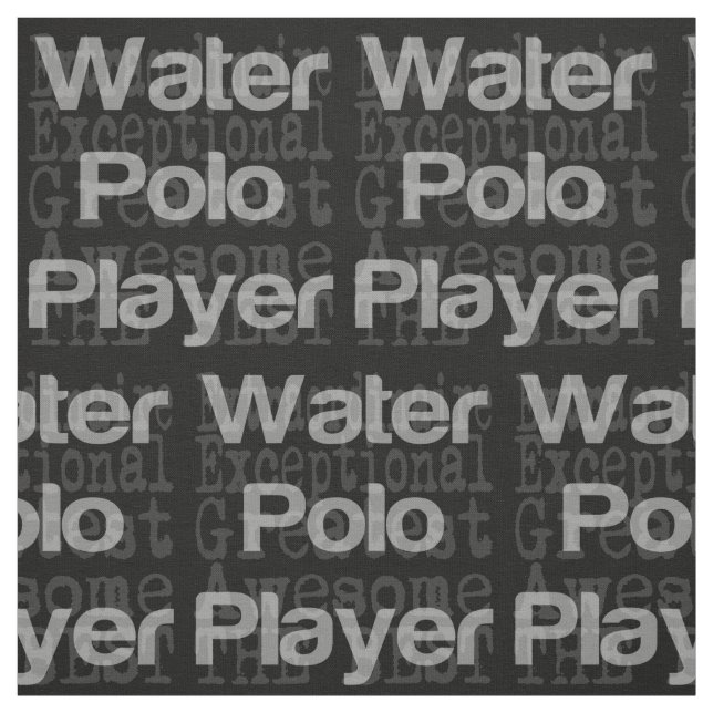 Water Polo Player Extraordinaire Fabric (Swatch)