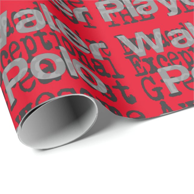 Water Polo Player Extraordinaire Wrapping Paper (Roll Corner)