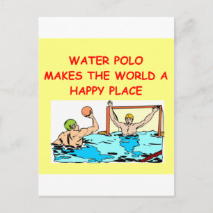 water polo postcard