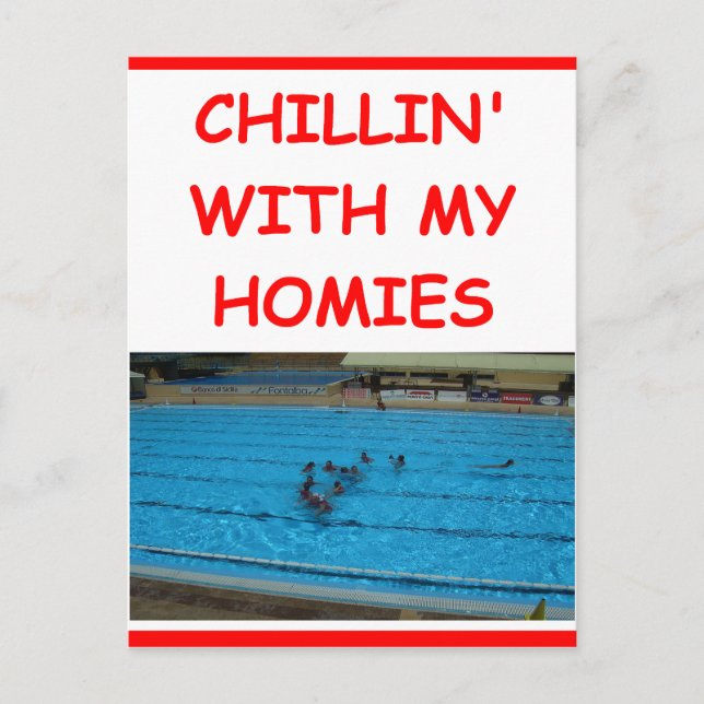 water polo postcard (Front)