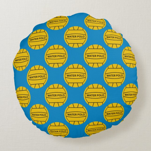 Water Polo Round Cushion (Back)