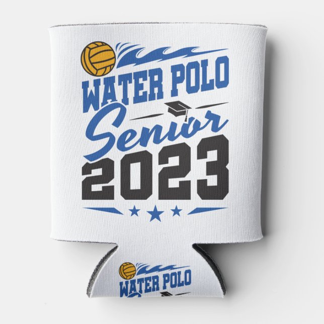 Water Polo Senior Class of 2023 Can Cooler (Front)