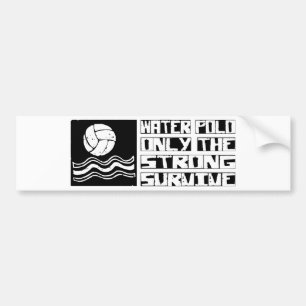 Water Polo Survive Bumper Sticker