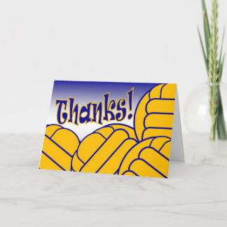 Water Polo - Thank You! You Card