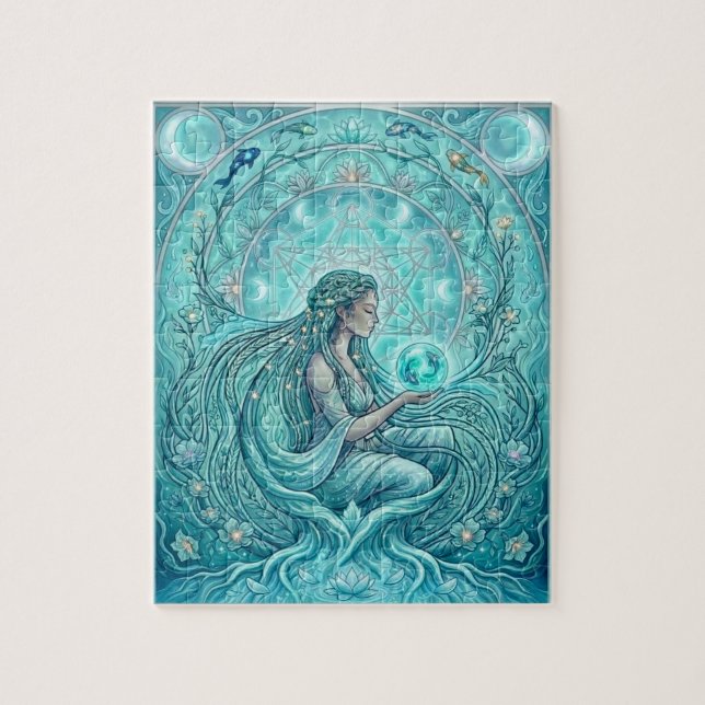 Water Priestess Jigsaw Puzzle (Vertical)