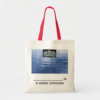 WATER PRINCESS TOTE BAG