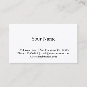 Water proof business card template