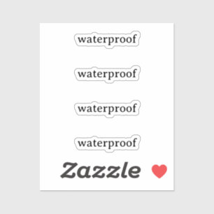 Water Proof Splash Free Package Black White Custom